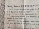 CUVIER (Geoges) , Sur Dipôme De Bachelier En Droit, 1823, En Faveur Durieu Né à St Etienne La Varenne. - Autres & Non Classés