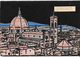 FIRENZE - PANORAMA - CARTOLINA IN TESSUTO- EDIZ. ALIPRANDI - VIAGGIATA 1981 - Altri & Non Classificati