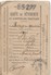 Carte De .vêtements Et D'Articles Textiles/Sec.d'Etat à La Production Industr./Garennes/Eure/Burriez/1946 OL94 - 1939-45