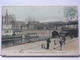 PARIS - LA GARE DU METROPOLITAIN A LA BASTILLE - LE DEPART - ANIMEE - COLORISEE - 1906 - Métro Parisien, Gares