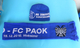 DINAMO ZAGREB Vs PAOK FC - 2010 UEFA Europa League * Football Scarf + Cap Ultras Soccer Fussball Thessaloniki Greece - Bekleidung, Souvenirs Und Sonstige