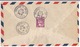 Lettre Nangis 1953 ( 1re Liaison Aérienne Paris Casablanca Dakar Par Avion à Réaction ) - 1927-1959 Cartas & Documentos