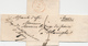161/25 - Bande D' IMPRIME Croisée FURNES 1849 Vers HARINGHE En Service - Signée Le Juge D' Instruction - 1830-1849 (Independent Belgium)