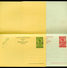 RUANDA URUNDI Complete Set Of 4 Postal Cards #9-12 Mint Vf 1932 - Lettres & Documents