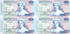 New Zealand, Uncut Block Of 4 X 10 $ Banknotes, Pick 178b, With Folder, 1993 ! - Nueva Zelandía