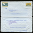 SOUTH AFRICA 3 Air Letters Used To Czechoslovakia & Israel 1972 - Posta Aerea
