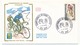 Delcampe - Beau Lot 18 Enveloppes FDC - 1,00F Championnats Du Monde Cyclistes - Cachets Marseille, Gap, PJ Et Championnats, OMEC X2 - 1970-1979