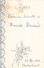 Menu / Communion/ Annick BRIAND/Déjeuner - Diner / CHATEAUBRIANT/2 Exemplaires   /Mai 1954                     MENU194 - Menükarten