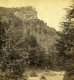 Royaume Uni Ecosse Braemar Invercauld Lion's Face Rock Anciennne Photo Stereo GW Wilson 1865 - Stereoscopic