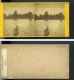 Royaume Uni Scene De Chasse En Barque Sur La Riviere Anciennne Photo Stereo 1865 - Stereoscopic