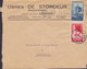 Belgium USINES DE STORDEUR Maiserie-Huilerie Slogan Flamme LEUVEN 1935 Cover Lettre Exposition Exhibition Timbres 2 Scan - Sonstige & Ohne Zuordnung