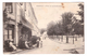 24 Riberac Place De La Gendarmerie Rue Gambetta Cpa Animée Carte Rare Toilée Cachet Riberac 1911 - Riberac