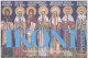 AKFI Finland Postcards Icons Valamo Monastery: Mother Of God - Konevitsa - St Paraskeva - St Anastasia - Finland