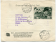 RUSSIE CARTE POSTALE (ABONNEMENT JOURNAL) DEPART URSS 23 ET 24-11-48 MOSCOU POUR LA FRANCE - Brieven En Documenten