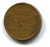 1936 USA 1c Wheat Penny Coin - 1909-1958: Lincoln, Wheat Ears Reverse