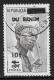 Benin(Dahomey) Scott # 700 Used #161 Surcharged, 1993, Crease - Benin - Dahomey (1960-...)