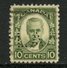 Canada 1931 10 Cent George Etienne Cartier Issue #190xx  Ontario Government Perfin - Perfins