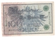 Pa6. Germany German Empire 100 Mark 1908 Reichsbanknote Green Seal & Ser. 2384758 G - 100 Mark