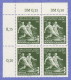 DDR SC #297-300 (set/4) MNH B4 1956 Sports Festival, Leipzig CV $10.60 (I) - Ongebruikt