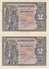 PAREJA IMPAR DE ESPAÑA DE 2 PTAS  DEL AÑO 1938 SERIE D SIN CIRCULAR-UNCIRCULATED (BANKNOTE) (manchitas) - 1-2 Pesetas