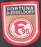 Fortuna Düsseldorf GERMANY  FOOTBALL CLUB CALCIO OLD Stitching PATCHES - Uniformes Recordatorios & Misc