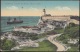 POS-549 CUBA POSTCARD. CIRCA 1920. HABANA CASTILLO DEL MORRO Y CASTLE. SHIP MORRO CASTLE - Cuba