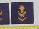 LOT 2 INSIGNES DE MANCHE ARMEE DE L'AIR ADMINISTRATION Années 1950  à Voir ... - Uniformes