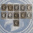 LOT  DE  11   TIMBRES   20C   CERES   1 JANVIER   1849   DIFFERENTES   TEINTES - 1849-1850 Cérès