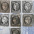 LOT  DE  11   TIMBRES   20C   CERES   1 JANVIER   1849   DIFFERENTES   TEINTES - 1849-1850 Cérès