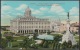 POS-583 CUBA POSTCARD. CIRCA 1920. HABANA. PALACIO PRESIDENCIAL Y PARQUE ZAYAS. - Cuba