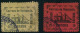 1903, 5 And 10 Centimos Local Stamps For Guayana (Scott 1,2) - Venezuela