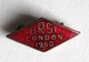 Broche émaillée URSI London Londres1960 Assemblée Générale Union Radio Scientifique Internationale Radiotélégraphie - Autres & Non Classés