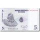 Billet, Congo Democratic Republic, 5 Centimes, 1997, 1997-11-01, KM:81a, SPL - República Del Congo (Congo Brazzaville)