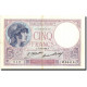 Billet, France, 5 Francs, 5 F 1917-1940 ''Violet'', 1926, 1926-08-17, TB - 5 F 1917-1940 ''Violet''