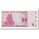 Billet, Zimbabwe, 50 Dollars, 2009, 2009-02-02, KM:96, SPL+ - Simbabwe