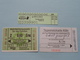 Lot Tickets Fahr Billet / Tagesnetzkarte  ( Voir Photo Pour Detail )! - Europe