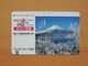 Japon Japan Free Front Bar, Balken Phonecard - 110-3184 / Mountain Fuji, Mont Fuji - Mountains