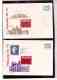 TEM9473   -       ENTIRE   50  Pf.   NEW    /    PHILATELIA  '90 - '91  ( 4 COVERS) - Buste Private - Nuovi