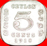 § QUADRANGULAR: CEYLON &#x2605;5  CENTS 1910! Edward VII (1902-1910)! LOW START&#x2605; NO RESERVE! - Sri Lanka (Ceylon)