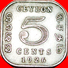 § QUADRANGULAR: CEYLON &#x2605;5  CENTS 1926! GEORGE V (1911-1936)! LOW START&#x2605; NO RESERVE! - Sri Lanka