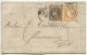 N°38  + N°47  / Lettre  3° échelon De Toulouse Pour Fleurance (gers) - 1870 Bordeaux Printing