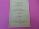 Programme De Théâtre /Drame Lyrique/ WERTHER /Goethe/ Massenet/Livret/ Heugel & Cie/1893                       PROG132 - Programmes