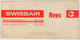 SWISSAIR NEWS DOCUMENT - Zeitpläne