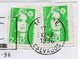 1996 - Lettre De VIRE Pour CAEN - 2 Timbres Marianne Du Bicentenaire 2,40&euro; (n°2823 ?)   VOIR DENTELURE - Covers & Documents