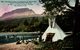 RARE BLACKFEET INDIAN ENCAMPMENT ST MARY LAKE GLACIER NATIONAL PARK MONTANA - Indios De América Del Norte