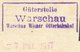 RAILWAY Service Card WW1 Germany Occupation Russia Poland Deutsche Besetzung Polen 1917 Warsaw Warschau Eisenbahn WWI - Briefe U. Dokumente