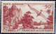 BIRDS-WANDERING ALBATROSS-ARTIST SIGNED SUNKEN PROOF WITH STAMP-FR OCEANIC SETTLEMENTS-1948-RARE-PA1-41 - Marine Web-footed Birds