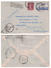 1938 - LETTRE EN EXPRES AFFR. A 3F15 PA 3F + COMPLEMENT SEMEUSE CAD + DAGUIN OYONAX + CACHET HOROPLAN MARSEILLE PRADO - 1921-1960: Modern Tijdperk