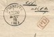 C543 - FERRETTE - 20 AOUT 1870 - Enveloppe En PORT DU Pour ALLEMAGNE Wurtemberg - Cachet Type 16 - Haut Rhin - Alsace - - Briefe U. Dokumente