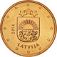 Latvia, 5 Euro Cent, 2014, SPL, Copper Plated Steel, KM:152 - Letonia